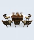 Beaten Brass Dining Set