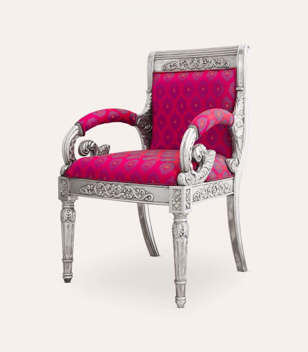 Silver European Chair