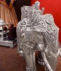 Silver Elephant Intricate Pair - Image 2