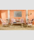 Redefine your home decor with the timeless charm of silver sofa sets.