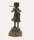 Art Nouveau Girl Sculpture