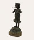 Art Nouveau Girl Sculpture - Image 2