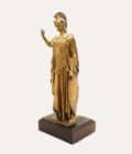 Mathurin Moreau Gold Gilded Sculpture Signed - Image 2