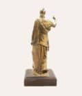 Mathurin Moreau Gold Gilded Sculpture Signed - Image 4