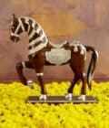 Silver Semi Clad Intricate Horse