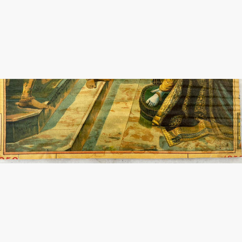 Silver God Idols | Raja Ravi Varma Paintings Krishna Shishtai 4 - Image 2