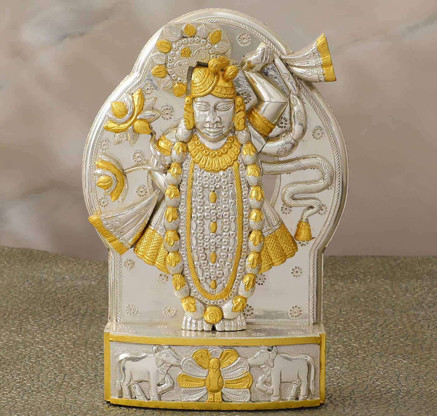 Majestic Silver Tirupati Balaji - Auspicious Silver Idols For Home