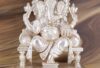 Rich Legacy of Silver God Idols: Exquisite Silver Kirti Ganesha showcasing intricate craftsmanship and divine elegance