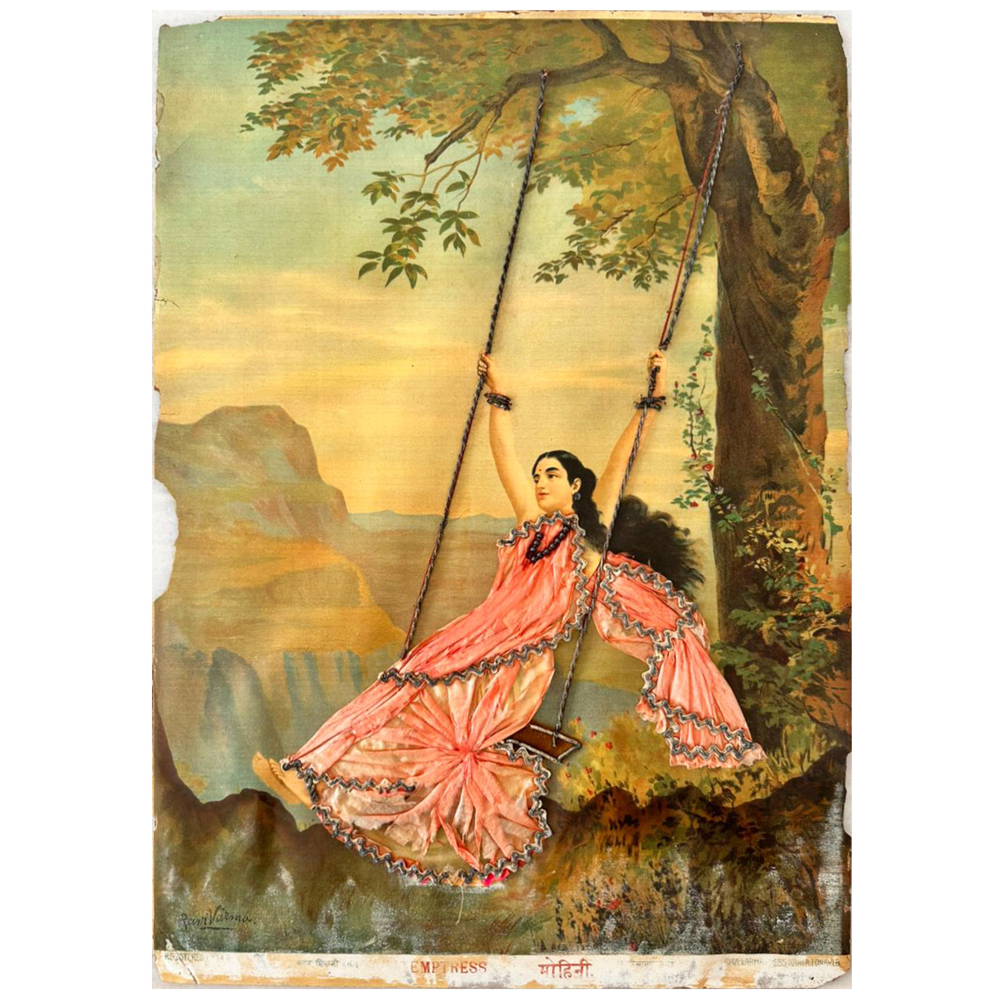 Classic Mohini 1 Devotional Art with Embellishments