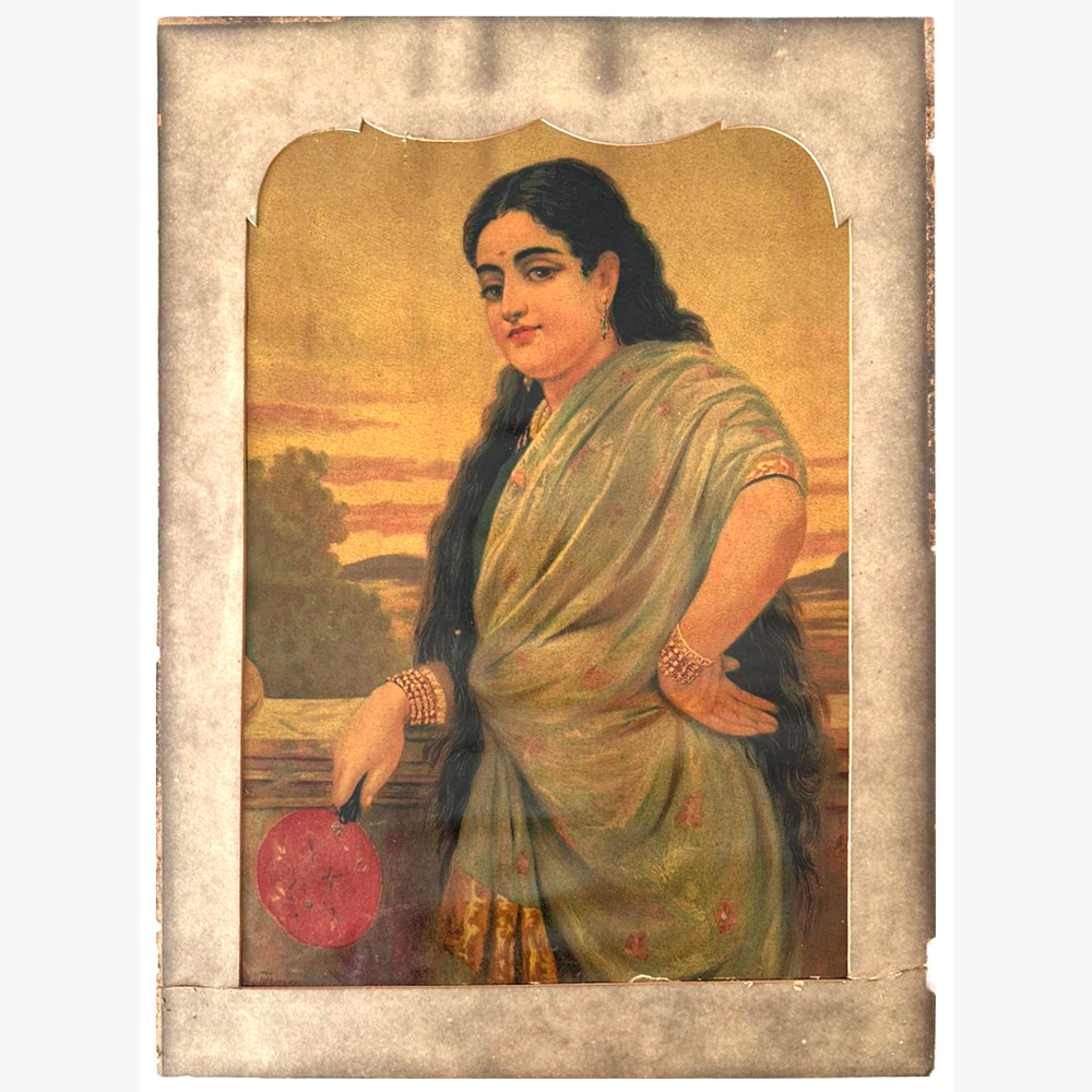 Graceful Vanity Artwork – Timeless Portrait Scene